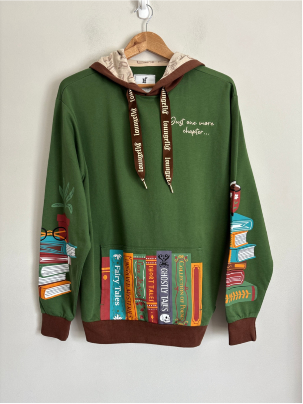 Loungefly One More Chapter Bookshop Hoodie Size Small Book Lover Cosy